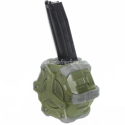 WE (WE-TECH) 350発ガスドラムマガジン HI-CAPA GBBピストル対応