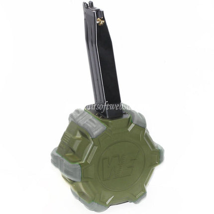 WE (WE-TECH) 350発ガスドラムマガジン HI-CAPA GBBピストル対応