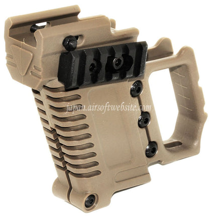 DOUBLE BELL 2サイドレール ローディングコンバージョンキット APS ARMY DOUBLE BELL AW WE 東京マルイ G17 G18C G34 G35 シリーズ GBB ピストル エアソフトガン