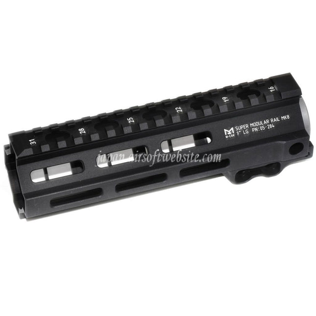 5KU 7インチ MK8 M-LOK ハンドガードレールシステム東京マルイ AEG GBB MWS M4 ライフルエアガンに適しています