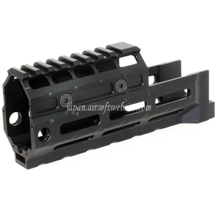 5KU 153mm M-LOK ユニバーサルハンドガードキット レールシステム LCT GHK CYMA D-BOYS E&L AK47 AK74シリーズライフル エアガン ブラック