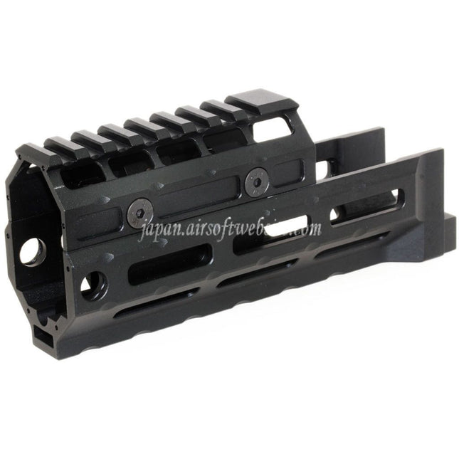 5KU 153mm M-LOK ユニバーサルハンドガードキット レールシステム LCT GHK CYMA D-BOYS E&L AK47 AK74シリーズライフル エアガン ブラック