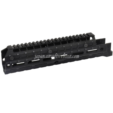 5KU 292mm 延長 M-LOK ユニバーサルハンドガードキット レールシステム LCT GHK CYMA D-BOYS E&L AK47 AK74 シリーズライフル エアガンに適合  ブラック