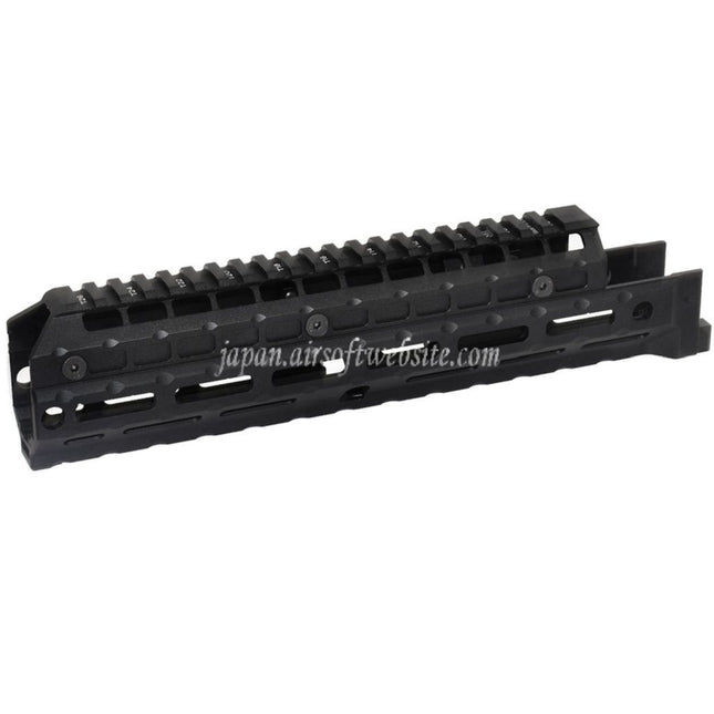 5KU 292mm 延長 M-LOK ユニバーサルハンドガードキット レールシステム LCT GHK CYMA D-BOYS E&L AK47 AK74 シリーズライフル エアガンに適合  ブラック