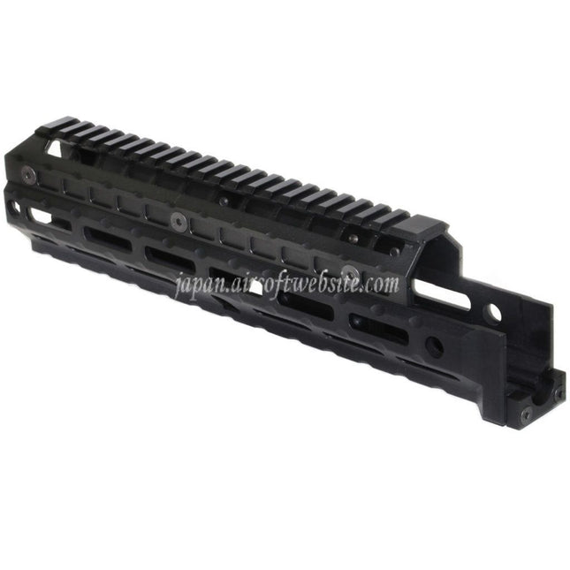 5KU 292mm 延長 M-LOK ユニバーサルハンドガードキット レールシステム LCT GHK CYMA D-BOYS E&L AK47 AK74 シリーズライフル エアガンに適合  ブラック