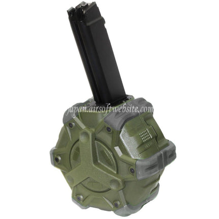 WE (WE-TECH) 350発ガスドラムマガジン WE PCCタイプ 888/888C/RARS/R5C/M4/M16シリーズ GBBライフル対応