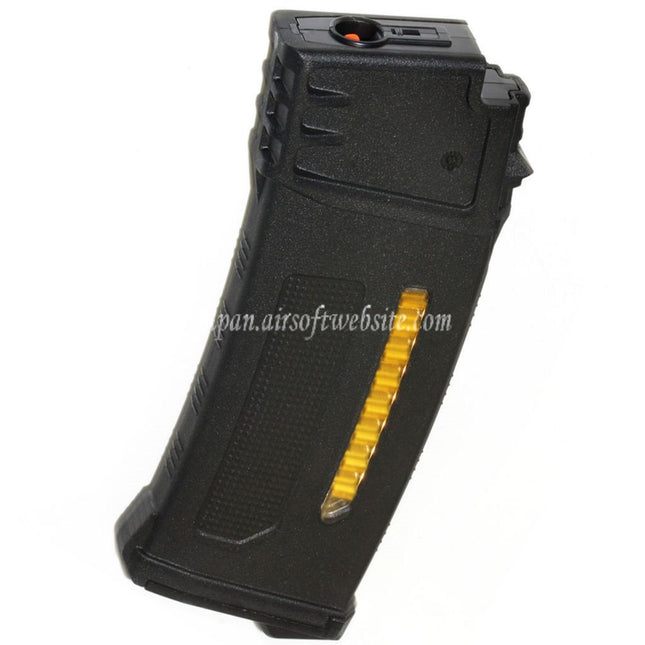 PTS 120発 EPM-G ミッドキャップ強化ポリマーマガジン G36シリーズAEGライフル対応 エアソフトガン ブラック