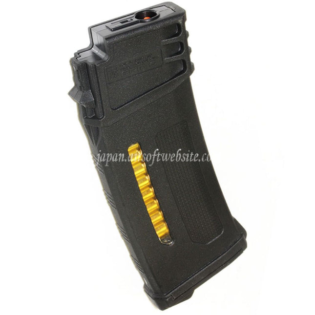PTS 120発 EPM-G ミッドキャップ強化ポリマーマガジン G36シリーズAEGライフル対応 エアソフトガン ブラック
