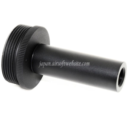 5KU DTK PUTNIK モックサプレッサー サイレンサートレーサーアダプター +36mm CW 時計回りネジ ブラック