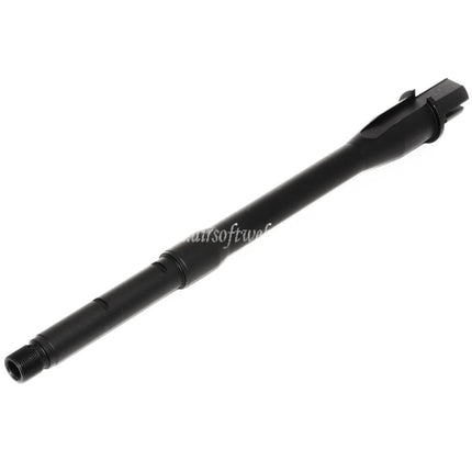 E&C 11インチ/11.5インチ アルミアウターバレル - 14mm逆ネジ 反時計回りネジ M4 M16シリーズ AEGライフル エアソフトガン対応 ブラック