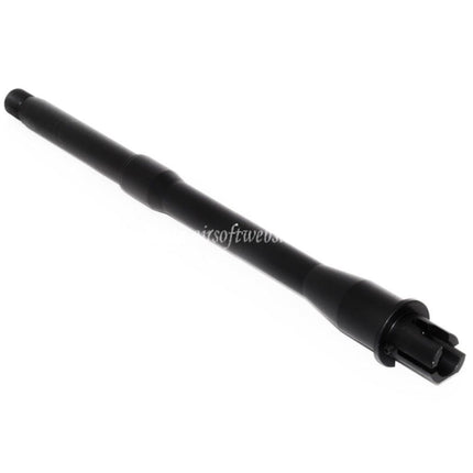 E&C 11インチ/11.5インチ アルミアウターバレル - 14mm逆ネジ 反時計回りネジ M4 M16シリーズ AEGライフル エアソフトガン対応 ブラック