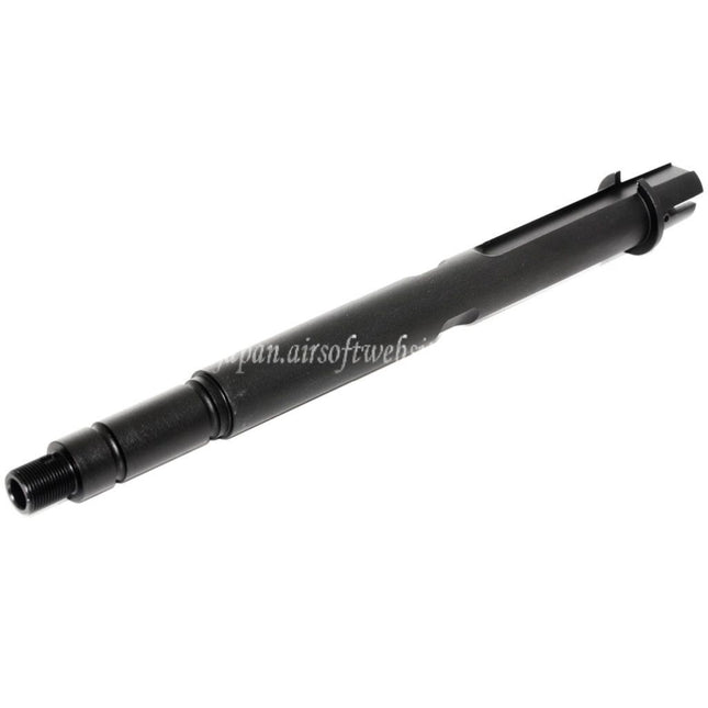 E&C 10インチ/10.75インチ アルミアウターバレル - 14mm逆ネジ 反時計回りネジ E&C 416Cシリーズ AEGライフル エアソフトガン ブラック