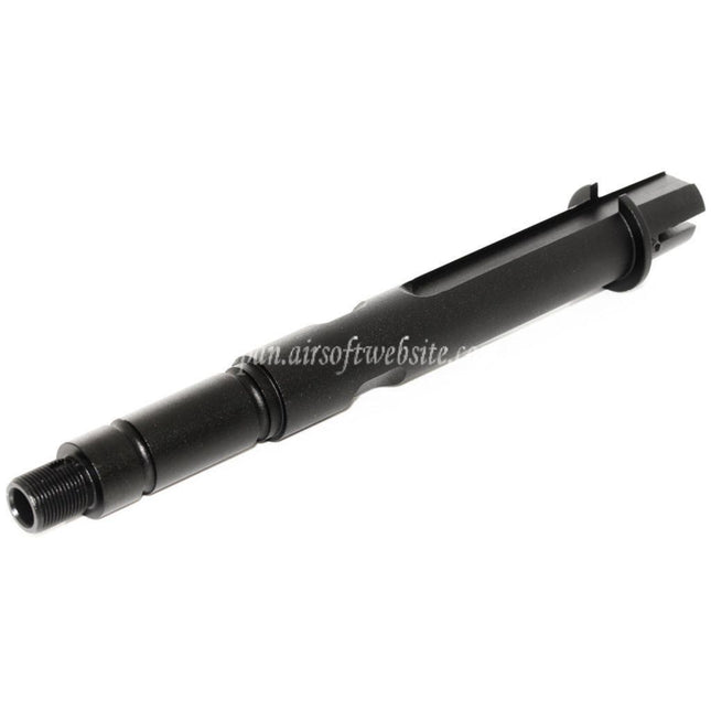 E&C 7.75インチ/8.5インチ アルミアウターバレル - 14mm逆ネジ 反時計回りネジ E&C 416 Gスタイルシリーズ AEGライフル エアソフトガン ブラック