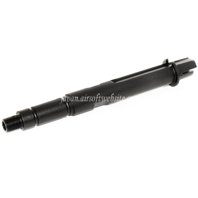 E&C 7.75インチ/8.5インチ アルミアウターバレル-14mm CCW 反時計回りネジ E&C 416 RAHGシリーズ AEGライフル エアソフト ブラック