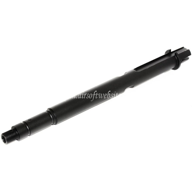 E&C 11インチ/11.75インチ アルミアウターバレル -14mm CCW 反時計回りネジ E&C 416 RAHGシリーズ AEGライフル エアソフト ブラック