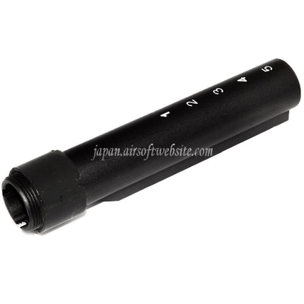 E&C 168mm 5ポジション エクステンデッドストック バッファーチューブアダプター E&C 416A5シリーズ AEGライフル エアソフトガン対応