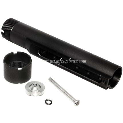 E&C 168mm 5ポジション エクステンデッドストック バッファーチューブアダプター E&C 416A5シリーズ AEGライフル エアソフトガン対応