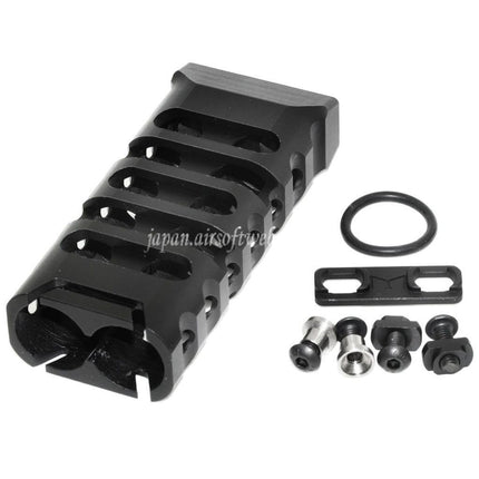5KU CNCアルミKeyMod M-LOK 超軽量バーティカルグリップ タイプ2  き ブラック