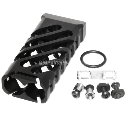 5KU CNCアルミKeyMod M-LOK 超軽量バーティカルグリップ タイプ2  き ブラック