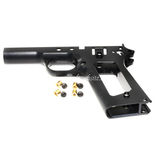 KF AIRSOFT CNCアルミロワーフレーム（東京マルイ M1911シリーズ GBBピストル対応 ） ブラック
