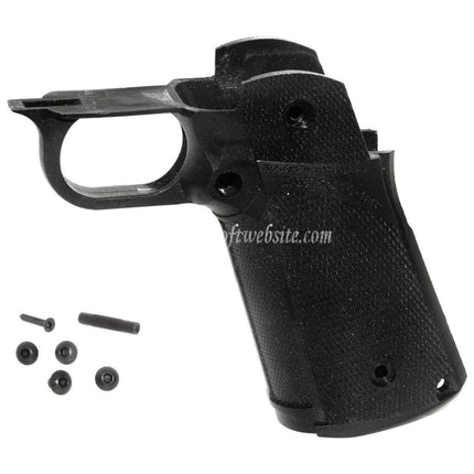KF AIRSOFT ポリマーグリップ KJ Works AW WE-TECH 東京マルイ HI-CAPAシリーズ GBBピストル対応 ブラック