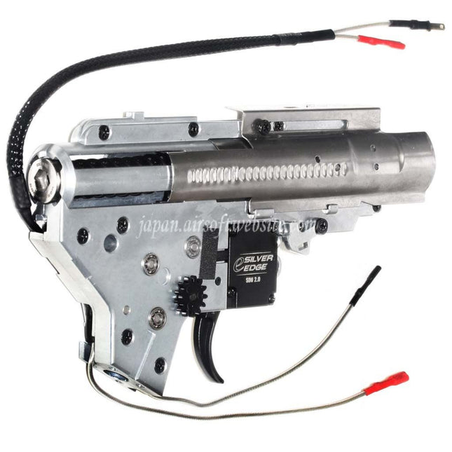 APS SDU 2.0 e-Silver Edge バージョン2 V2ギアボックス QDクイックチェンジスプリングシステム M4 M16シリーズ電動ガンライフル対応 エアソフトガン リアワイヤード