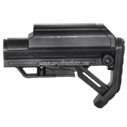 GOLDEN EAGLE VIPERストック（チークレスト付き）M4/M16バッファーチューブライフル対応エアソフトガン ブラック