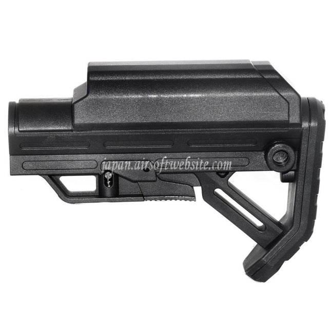 GOLDEN EAGLE VIPERストック（チークレスト付き）M4/M16バッファーチューブライフル対応エアソフトガン ブラック