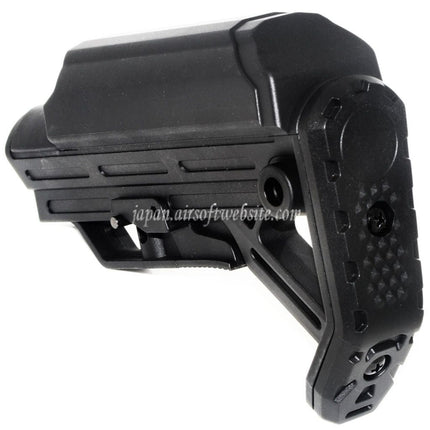 GOLDEN EAGLE VIPERストック（チークレスト付き）M4/M16バッファーチューブライフル対応エアソフトガン ブラック