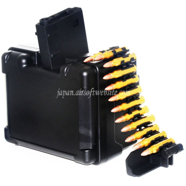 GOLDEN EAGLE 2600発電動ドラムマガジン（GOLDEN EAGLE FightLite MCR LMG M4シリーズ電動ガン対応エアソフトガン ブラック