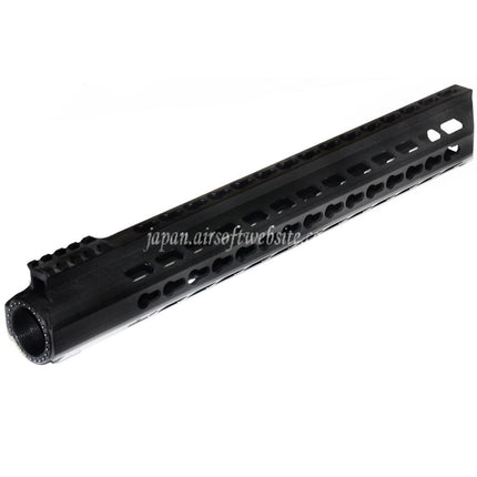 GOLDEN EAGLE 390mm アルミフリーフロート Keymod RAS ハンドガードレールシステム GOLDEN EAGLE 3202 M200 スナイパーライフル エアソフトガン ブラック