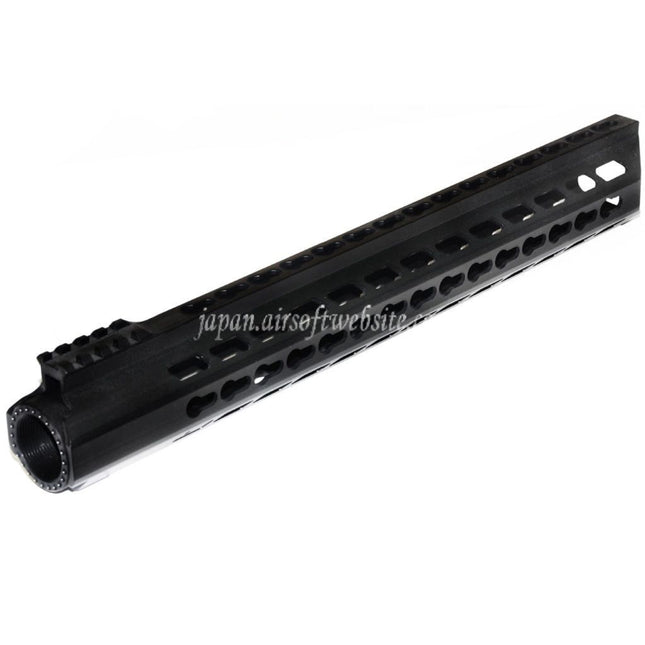 GOLDEN EAGLE 390mm アルミフリーフロート Keymod RAS ハンドガードレールシステム GOLDEN EAGLE 3202 M200 スナイパーライフル エアソフトガン ブラック