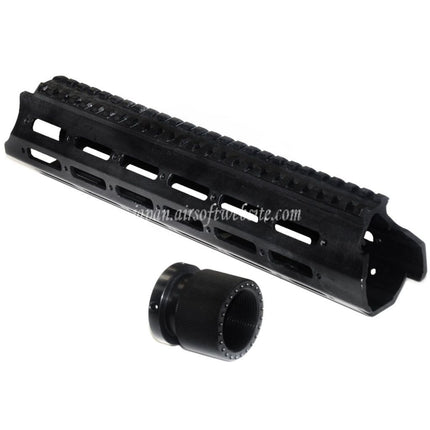 GOLDEN EAGLE 290mm アルミフリーフロート M-LOK RAS ハンドガードレールシステム GOLDEN EAGLE 3203 M200 スナイパーライフル エアソフトガン ブラック