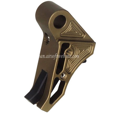 5KU EXスタイル CNCアルミトリガー WE 東京マルイ G17 G19 G34シリーズ GBBピストル対応