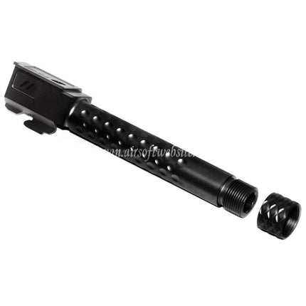 PTSライセンス取得ZEVアウターバレル&Laylax Nine Ball 6.00mmインナーバレルセット ISSC M22 EMG SAI BLU Lonewolf ZEV G&P P80 AW WE 東京マルイ G17シリーズ GBBピストル対応