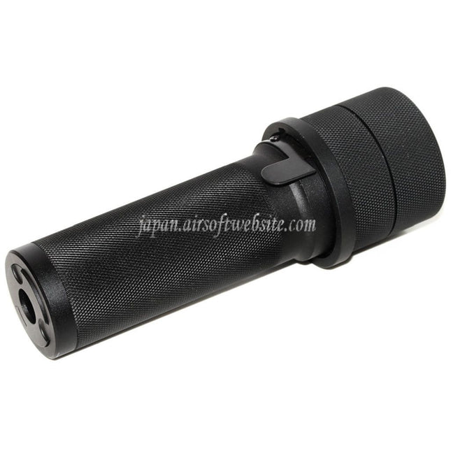5KU PBS-1 ミニサイレンサーサプレッサー（スピットファイアトレーサー付き）-14mm CCW 反時計回りネジバレル AKシリーズライフル用 エアソフトガン ブラック