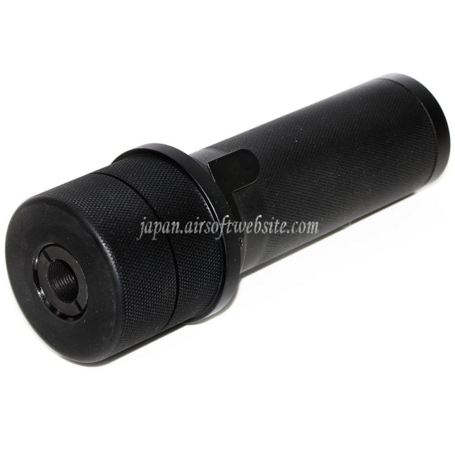 5KU PBS-1 ミニサイレンサーサプレッサー（スピットファイアトレーサー付き）-14mm CCW 反時計回りネジバレル AKシリーズライフル用 エアソフトガン ブラック