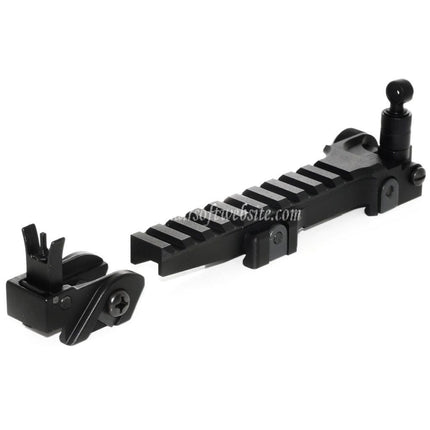DOUBLE BELL KACスタイル フリップアップサイトレールセット G36シリーズAEG GBBライフル対応 ブラック