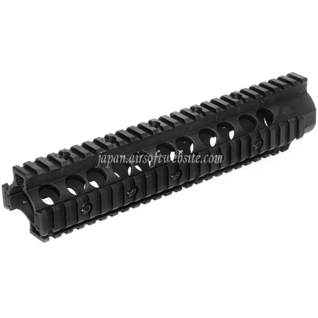 CYMA 10.5インチ 265mm アルミアッパーカット RAS ハンドガードレールシステム CYMA G&P VFC KING ARMS 東京マルイ M4 AEG GBB ライフル エアソフトガン対応 ブラック