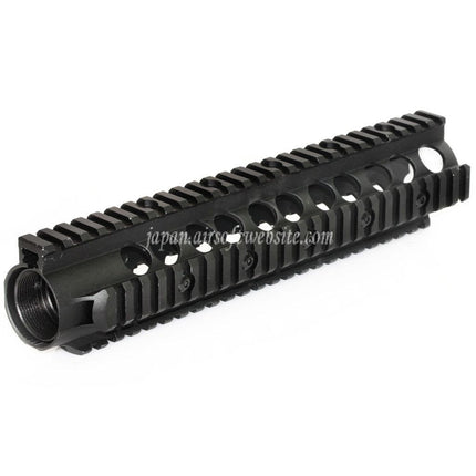 CYMA 10.5インチ 265mm アルミアッパーカット RAS ハンドガードレールシステム CYMA G&P VFC KING ARMS 東京マルイ M4 AEG GBB ライフル エアソフトガン対応 ブラック
