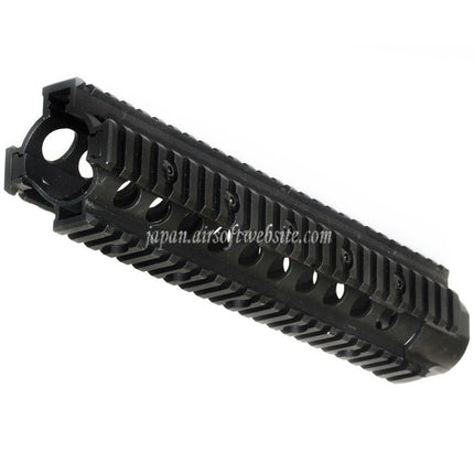 CYMA 10.5インチ 265mm アルミアッパーカット RAS ハンドガードレールシステム CYMA G&P VFC KING ARMS 東京マルイ M4 AEG GBB ライフル エアソフトガン対応 ブラック