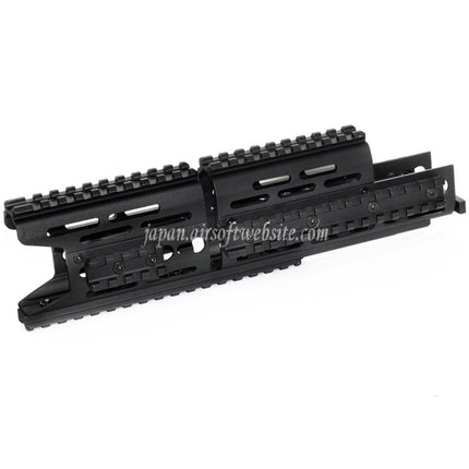CYMA 276mm アルミ AK モジュラー KeyMod RIS ハンドガードレールシステム CYMA E&L 東京マルイ AK シリーズ AEG ライフル エアソフトガン対応 ブラック