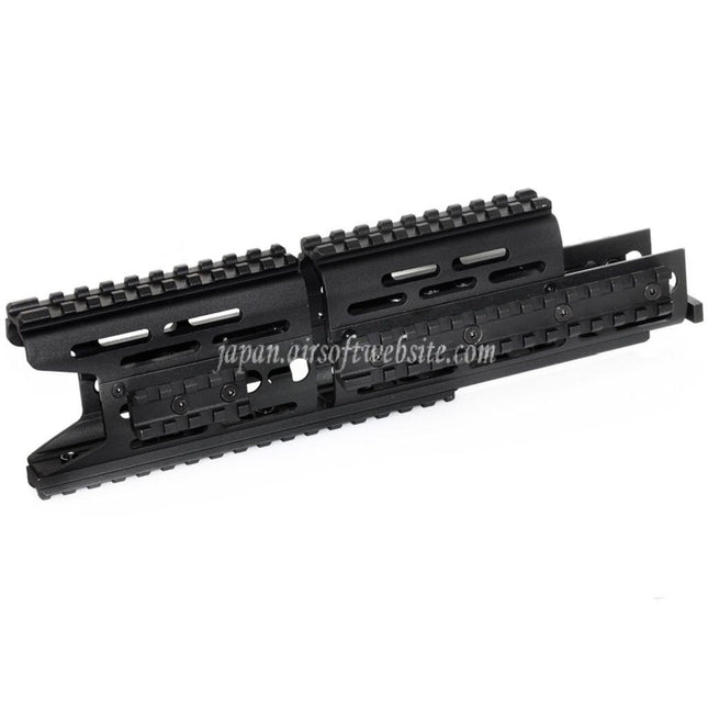 CYMA 276mm アルミ AK モジュラー KeyMod RIS ハンドガードレールシステム CYMA E&L 東京マルイ AK シリーズ AEG ライフル エアソフトガン対応 ブラック