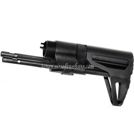 5KU PDW リトラクタブル スライドストック GHK VFC WE (WE-TECH) WA M4シリーズ GBBライフル対応 エアガン ブラック