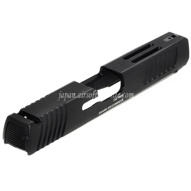 APS アルミスライド APS SHARKシリーズ 6mm/4.5mm GBBピストル対応 エアソフトガン ブラック