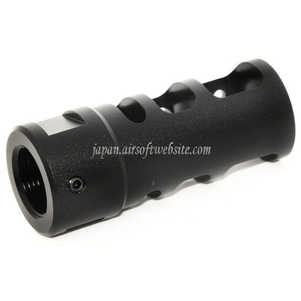 Airsoft Website 53mm R2 556スタイルメタルマズルブレーキフラッシュハイダー（-14mm CCW 反時計回りネジ式バレルライフルエアソフトガン対応）