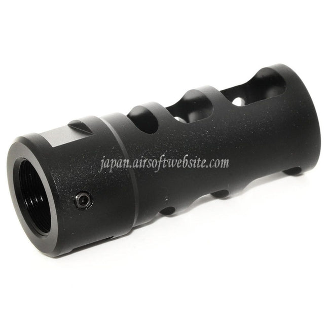 Airsoft Website 53mm R2 556スタイルメタルマズルブレーキフラッシュハイダー（-14mm CCW 反時計回りネジ式バレルライフルエアソフトガン対応）