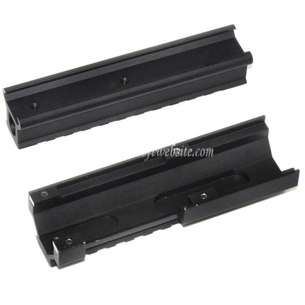 CYMA 130mm ハイロー 20mmレール スコープマウントセット CYMA 東京マルイ VFC MP5シリーズ GBB AEGライフル エアソフトガン ブラック