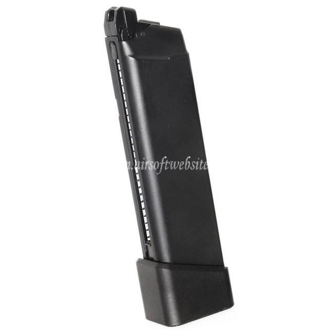 DOUBLE BELL 25発ガスマガジン G17 G18C G34 G35 GシリーズGBBピストル対応 エアソフトガン ブラック
