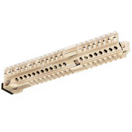 5KU CNC 254mm B30スタイル ロングロワーハンドガードレールシステム D-Boys LCT GHK AKM AK74 AK102 AK104 AK105 AKシリーズ AEGライフル エアガン デザートタン